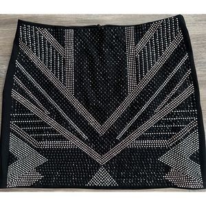 Brand New! H&M Black Jeweled Embellished Skirt